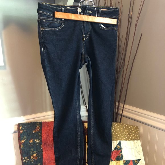 ZARA TRAFALUC DARK DENIM SKINNY JEANS - Picture 1 of 5